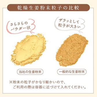 「温効生姜」粉末