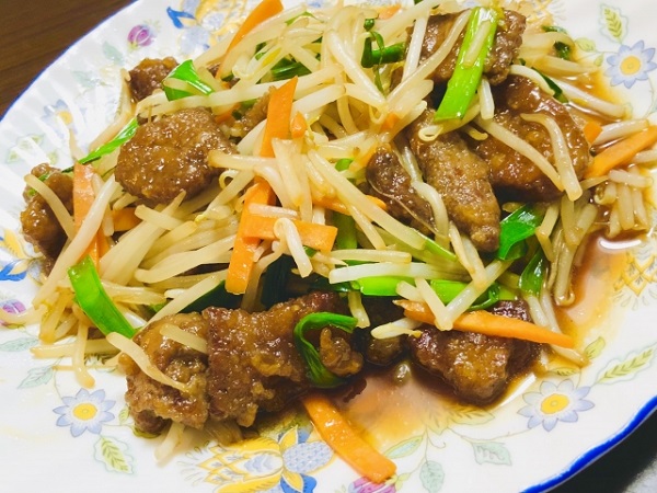 レバニラ炒め～鉄分